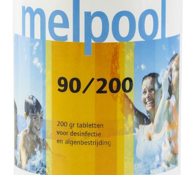 Melpool grote chloortabletten 200 grams 1 kg