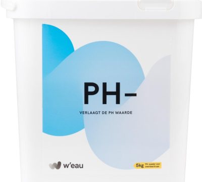 W&apos;eau pH minus poeder - 5 kg