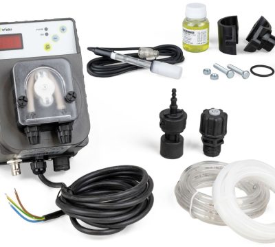 W&apos;eau automatische pH meter en doseerpomp
